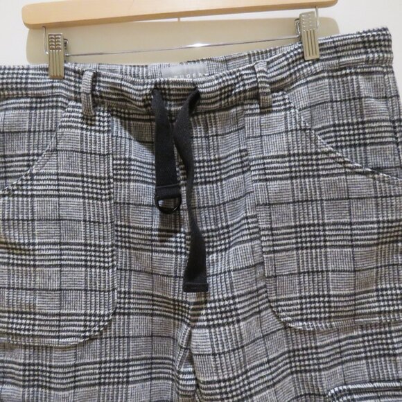 KRUGER Made in Japan Wool Blend Plaid Cargo Buckle Pants Street Avant Garde Sz M - Picture 9 of 16